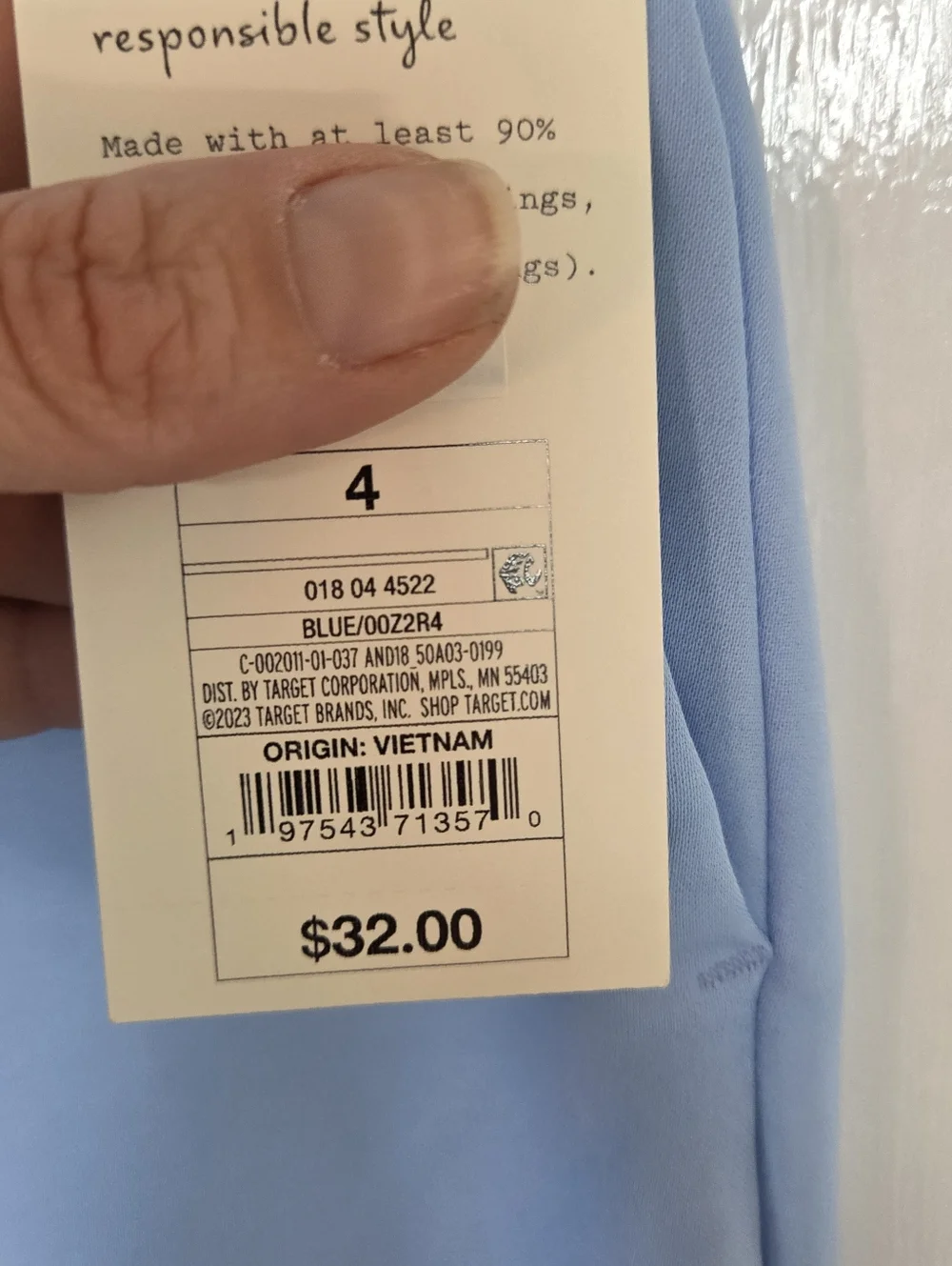 Beautiful Light Blue Wide-Leg Dress Pants nwt 4 - Picture 4 of 8